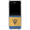 Barbados Flag Distressed Galaxy Z Flip5 5G Clear Case